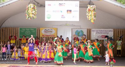 Bollywood Dance at Children's Day Festival, Bond Park, Cary