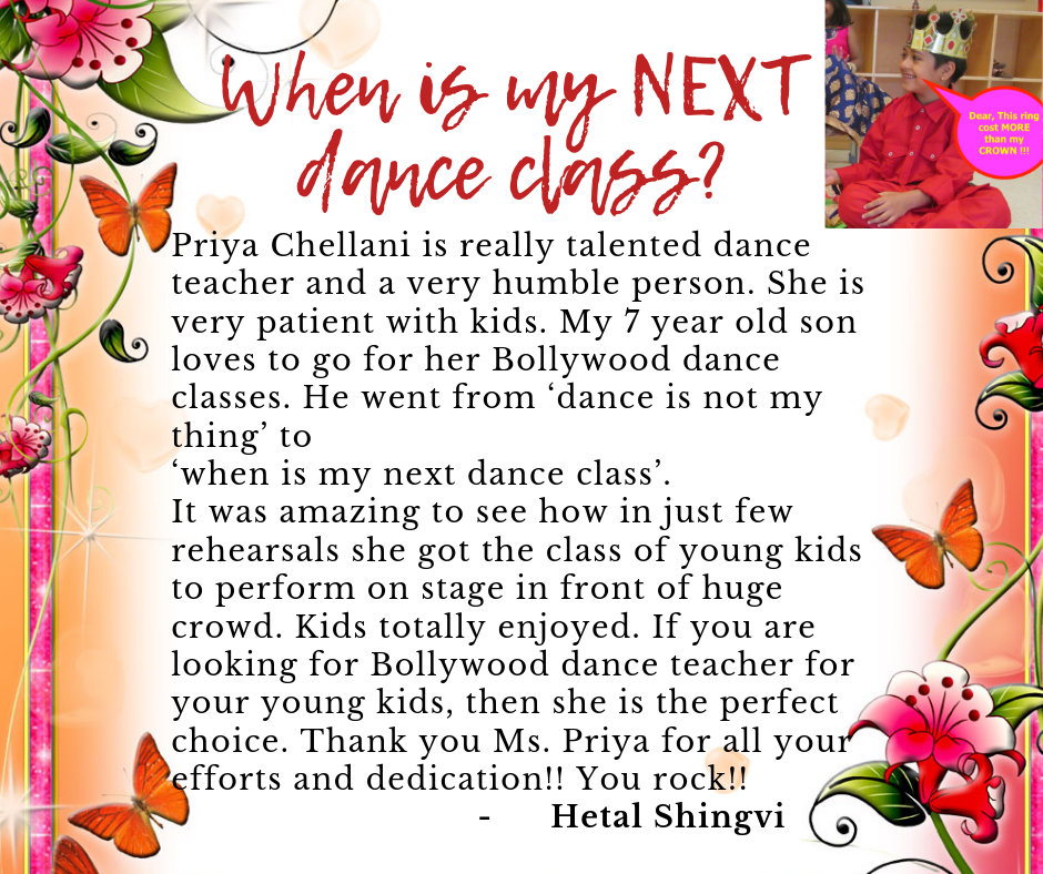 Bollywood dance kids class